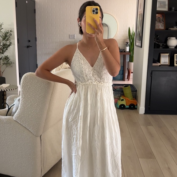 Forever 21 White Lace Maxi Dress - Picture 4 of 6